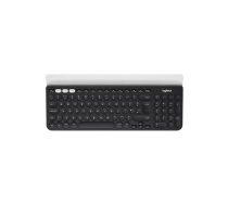 Logitech K780 Multi-Device Wireless Keyboard tastatūra RF bezvadu sakari + Bluetooth QWERTY Ziemeļvalstu Pelēks, Balts