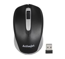 Bezvadu pele ActiveJet AMY-313, RF nano uztvērējs, optiskā 1200 DPI, ambidekstra, 3 pogas, AA baterija
