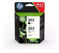 HP 303 2-pack Black/Tri-color Original Ink Cartridges