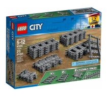 LEGO vilciena komplekts LEGO City Rails 60205 — pasažieru vilciens un lokanas sliedes
