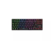 Sharkoon PureWriter TKL RGB tastatūra Speļu USB Vācu Melns