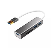 LogiLink UA0306 dokstacija USB 3.2 Gen 1 (3.1 Gen 1) Type-A Sudrabs, Balts