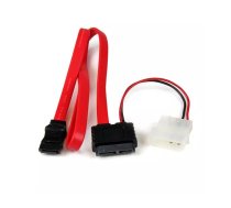 StarTech.com SLSATAF36 SATA kabelis 0,9144 m SATA 13-pin SATA 7-pin + Molex (4-pin) Sarkans