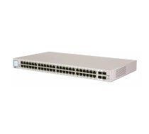 Ubiquiti UniFi US-48-500W tīkla pārslēgs Vadīts Gigabit Ethernet (10/100/1000) Power over Ethernet (PoE) 1U Sudrabs