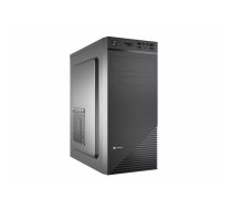 Datora korpuss NATEC Cabassu G2 Midi Tower melns — ATX/Micro-ATX/Mini-ITX, maks GPU 36 cm, 3×3.5", 3×2.5", USB 3.0