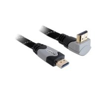 DeLOCK 1m High Speed HDMI 1.4 HDMI kabelis HDMI Type A (Standard) Melns, Pelēks