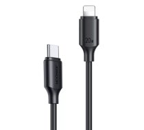 Joyroom kabelis USB-C - Lightning 480Mb | s 20W 0.25m melns (S-CL020A9)