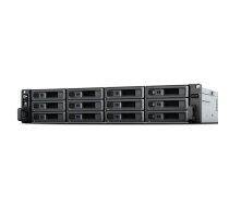 Synology RackStation RS2423+ datu uzglabāšanas serveris NAS Rack (2U) Ethernet/LAN savienojums Melns, Pelēks V1780B