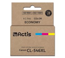 Tintes kārtridžs ACTIS KC-546 Saderīgs ar Canon CL-546XL — krāsvielu Magenta Cyan Yellow, 15 ml, standarta ietilpība