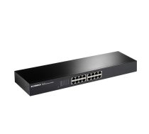 Edimax GS-1016 tīkla pārslēgs Nepārvaldīts Gigabit Ethernet (10/100/1000) Melns
