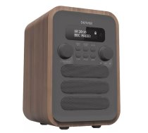 Denver DAB-48GREY radio Personālais Digitāls Pelēks, Koks