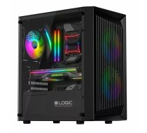 Datora korpuss bez barošanas bloka LOGIC ATOS RGB MINI USB 3.0