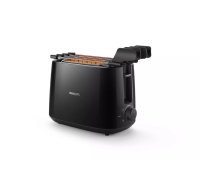 Grauzdētājs Philips Daily Collection HD2583/90 2 šķēles 600 W, 8 brūnināšanas līmeņi, melns