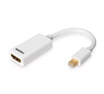 Digitus AK-340411-001-W video kabeļu aksesuārs 0,15 m Mini DisplayPort HDMI Balts