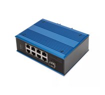 Digitus DN-651133 tīkla pārslēgs Nepārvaldīts Fast Ethernet (10/100) Power over Ethernet (PoE) Melns, Zils