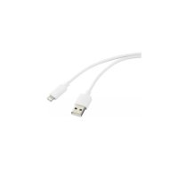 Renkforce Apple iPad/iPhone/iPod savienojuma kabelis [1x USB 2.0 spraudnis A - 1x Apple Lightning spraudnis] 1,00 m, balts (RF-5179194)