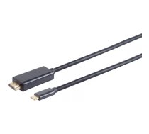 S/CONN maksimālā savienojamība Displayportkabel-USB Typ C Stecker auf Displayport Stecker, 8K60Hz, 3,0m (10-62045)