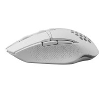 Bezvadu RF optiskā pele DEFENDER GLORY GM-514 — balta, 3200 DPI, 6–7 pogas, iebūvēta baterija