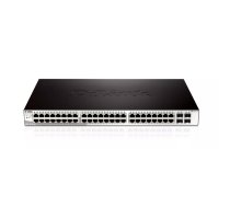 D-Link DGS-1210-52 tīkla pārslēgs Vadīts L2 Gigabit Ethernet (10/100/1000) 1U Melns