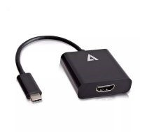 V7 V7UCHDMI-BLK-1E 0,1 m USB Veids-C HDMI 1.4 Melns