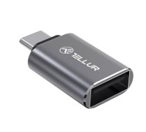 Tellur USB-C uz USB-A M/F adapteris 10Gbps, 3A, alumīnija sakausējums