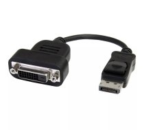 StarTech.com DP2DVIS video kabeļu aksesuārs 0,2 m DisplayPort DVI-D Melns