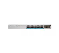 Cisco Catalyst C9300-24T-A tīkla pārslēgs Vadīts L2/L3 Gigabit Ethernet (10/100/1000) Power over Ethernet (PoE) 1U Pelēks