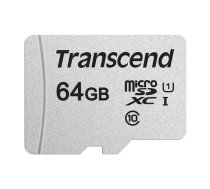 Zibatmiņa Transcend 64GB microSDXC SDHC 300S