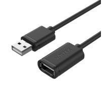 UNITEK Y-C428GBK USB kabelis USB 2.0 1 m USB A Melns