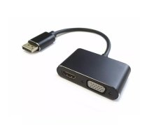 RoGer DisplayPort uz HDMI + VGA adapteris v1.4 / 4K@30Hz