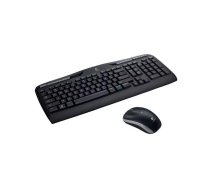 Tastatūra Logitech MK330 Bezvadu ASV Melna