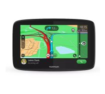 TomTom GO Essential 6" navigators Rokas/Fiksēta 15,2 cm (6") Skārienjūtīgais ekrāns 262 g Melns