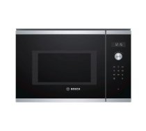 Bosch Serie 6 BFL554MS0 mikroviļņu krāsns Melns, Nerūsējošs tērauds Solo mikrovilnis Iebūvēts 25 L 900 W