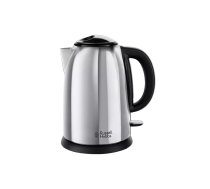 Russell Hobbs Victory elektriskās tējkanna 1,7 L 2400 W Melns, Nerūsējošs tērauds