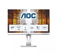 AOC P1 X24P1/GR monitori 61 cm (24") 1920 x 1200 pikseļi WUXGA LED Pelēks