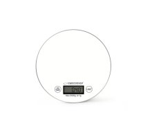 Elektroniskās virtuves svaros ESPERANZA EKS003W, 5 kg ietilpība, 1 g precizitāte, rūdīts stikls, skārienvadība