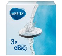 Ūdens filtra disks BRITA MicroDisc, kokosriekstu aktivētā ogle, filtrē daļiņas ≥15 µm, komplekts 3 gab.