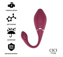 CICI BEAUTY - AUGSTĀKĀS KVALITĀTES SILIKONA OLU VIBRATORS AR TĀLVADĪBAS PULTI