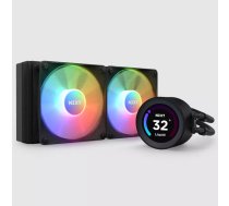 Visi vienā šķidruma dzesētājs NZXT Kraken Elite 240 RGB 12 cm Melns