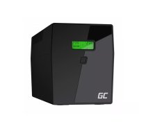 Neatkarīgais barošanas avots Green Cell UPS05 — Line-Interactive 2 kVA / 1200 W, 5x Type F kontaktligzdas, LCD, USB, RJ-45