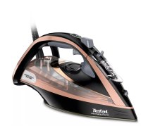 Tefal Ultimate Pure FV9845 Sausais un tvaika gludeklis Durilium Autoclean gludināšanas paliktnis 3100 W Melns, Vara krāsa