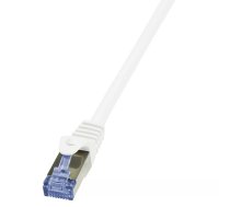 LogiLink 1m Cat.6A 10G S/FTP tīkla kabelis Balts Cat6a S/FTP (S-STP)