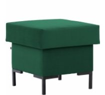 Pufs SOLVO , Melns/Fabric 17034
