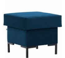 Pufs SOLVO , Melns/Fabric 17038
