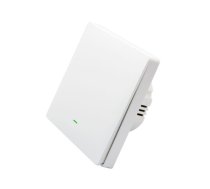 SmartWise B1LNW 1 grupas eWeLink viedais WiFi + RF sienas slēdzis ar fizisko pogu (balts)