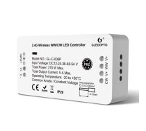 Gledopto Zigbee Pro WW/CW (CCT) LED kontrolieris (Zigbee+RF) 12V / 24V / 36V / 48V / 54V DC