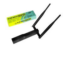 SMLIGHT SLZB-MR2U Zigbee/Matter over Thread adapteris ar Ethernet, PoE, USB un Wi‑Fi (CC2652P + EFR32MG21), melns