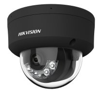 Hikvision DS-2CD2147G2H-LISU 2.8mm (melna) 4MP ColorVu IP kupola kamera ar hibrīdgaismu un mikrofonu