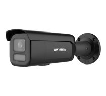 Hikvision DS-2CD2687G2HT-LIZS melna 8MP ColorVu IP āra kamera ar motorizētu varifokālu (2.8–12mm), hibrīdgaismu un PoE