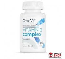 Ostrovit Vitamin B Complex B vitamīnu komplekss 90 tabletes